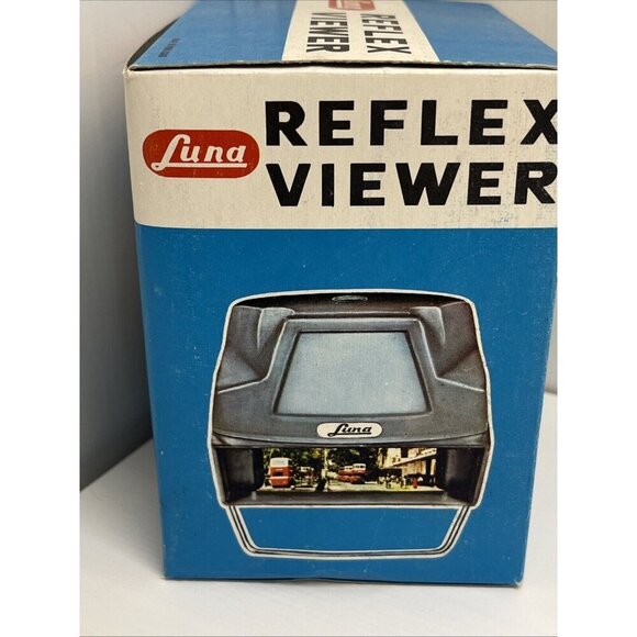Vintage 70's Luna Reflex Viewer 1201A Slide Viewer Made In Hong Kong with box - Picture 11 of 13